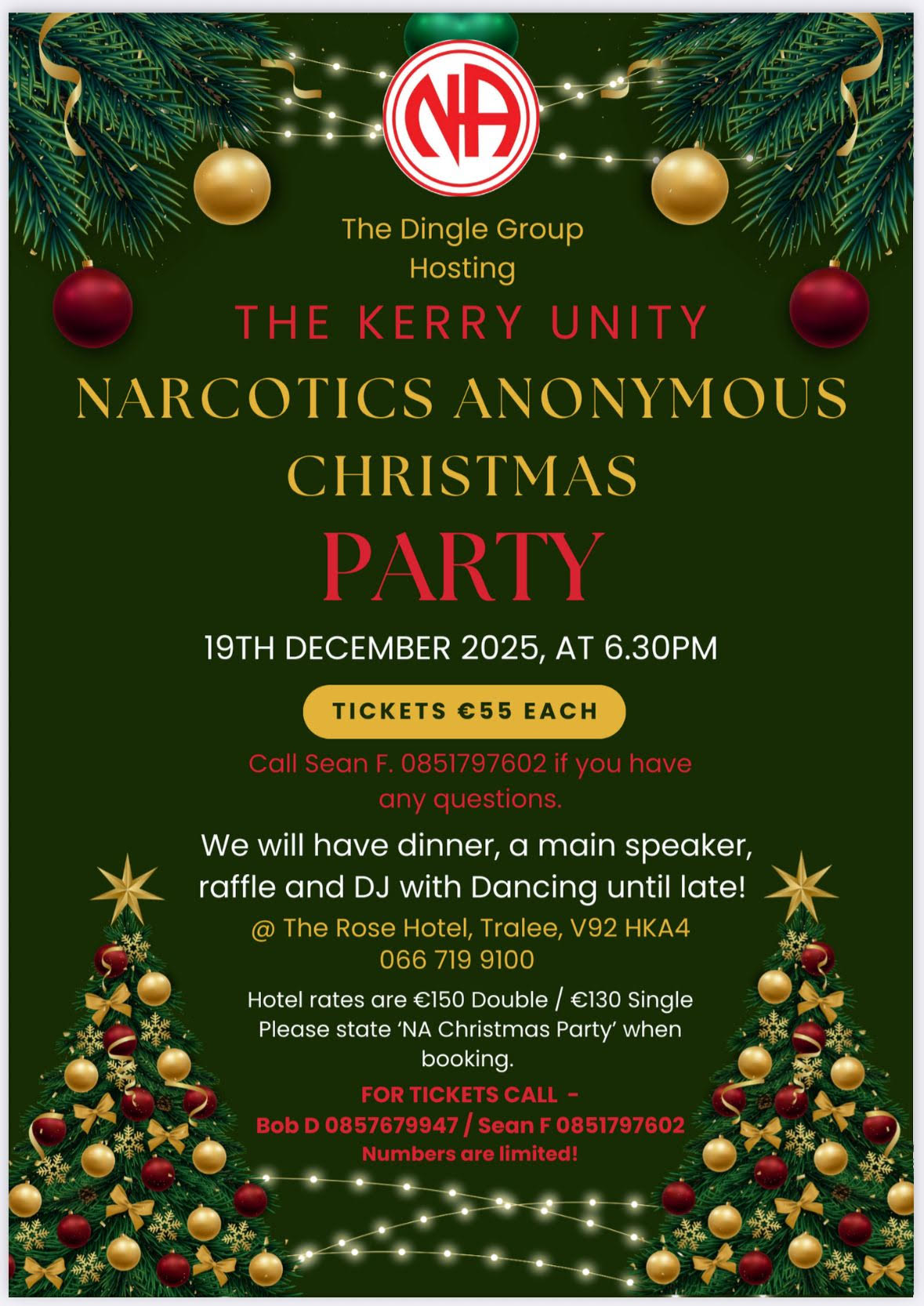 Kerry Unity NA Christmas Party